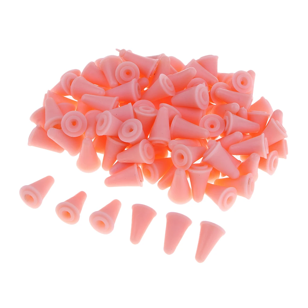 50Psc Rubber Knit Knitting Needles Point Protectors Stoppers for DIY Craft Sewing Needlework Tools - 18x220mm