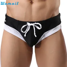 WOMAIL мужские трусы шорты Плавки шорты мужские плавательные шорты Нижнее белье купальные брюки для мужчин гей мужские подарки 1 шт