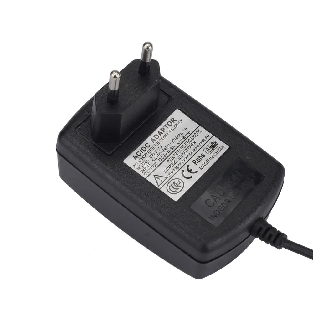 

EU US UK Plug 5V/3A Raspberry Pi 3 Power Adapter 5V 3A 3000mA Power Charger Micro USB Port RPI 3 Power Supply AC/DC Adaptors