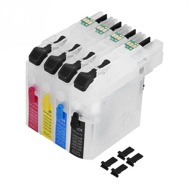 Universal Refillable ink Cartridge with Chip LC261/LC263for Brother DCP