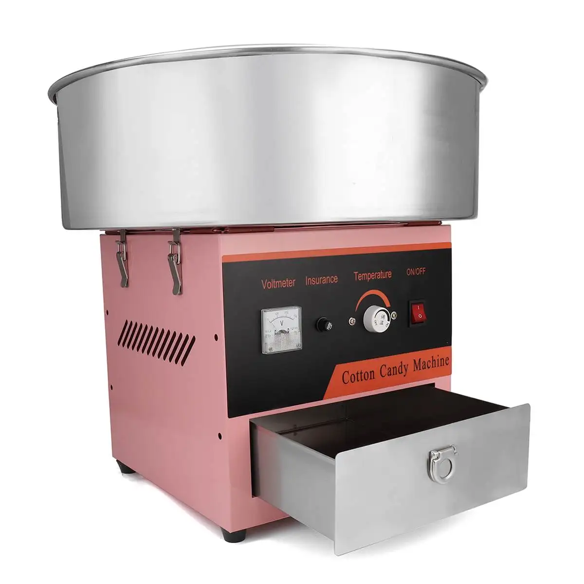 

Commercial Electric Candy Floss Machine Carnival Fairy Party Sugar Cotton Maker Cotton Candy Making Food Processor 1000W 220V