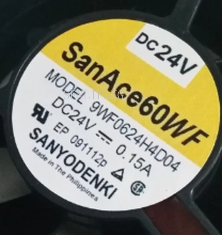 9WF0624H4D04 DC 24 V 0.15A 60x60x25mm 3-сервера провода Охлаждающий вентилятор