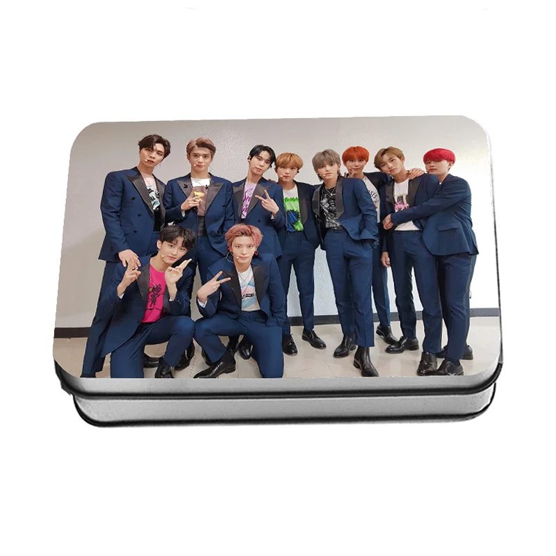 

Kpop NCT127 Regular Album <Regular-Irregular> MV Tidbits Lomo Polaroid Photo Cards NCT 40pcs Photocards Fans Gift Box Metal Box