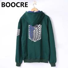 Anime Attack on Titan font b Hoodies b font Shingeki no Kyojin Legion Zipper Hooded Coats