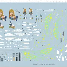 1/144 SP303 Su-33 Фланкер D модель комплект воды Наклейка