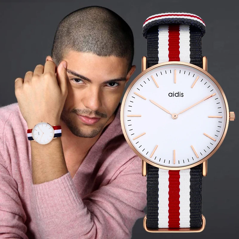 

AIDIS Japan Movement Fashion Watches Super Thin Man Luxury Brand Watches Men Women Men's Watch Retro Quartz Relogio Masculion