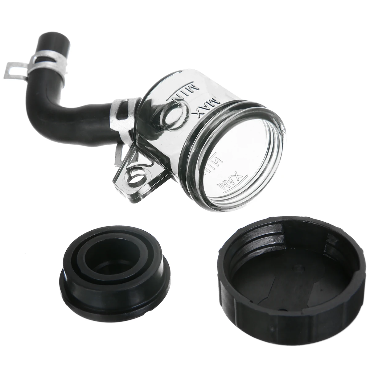 For Honda Universal  Oil Tank Cap Black Plastic Motocycle Rear Brake Clutch Master Cylinder Fluid Reservoir