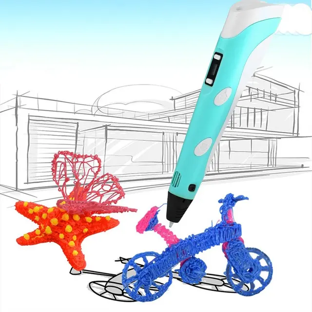 Special Offers 3D Pens Graffiti Printing Pen With LCD Temperature Display 1.75mm PLA Filament Creative Toy Education Gift For Kids Design Special Offers 3D Pens Graffiti Printing Pen With LCD Temperature Display 1.75mm PLA Filament Creative Toy Education Gift For Kids Design