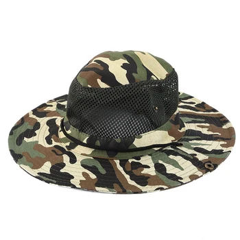 

Outdoor Hat Camping Cap Military Camouflage Bucket Hunting Fishing Caps Men Woman Army Sun Summer Protection Hiking