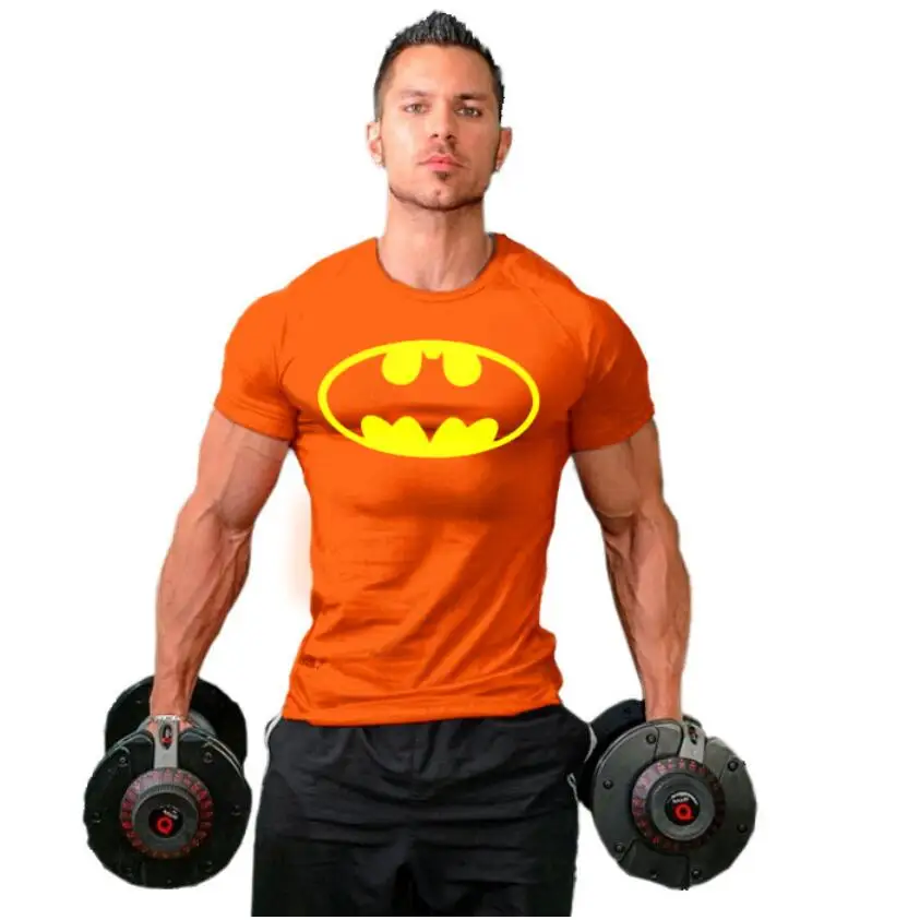 Стильная мужская футболка, футболка для фитнеса, футболка для бодибилдинга, топы с коротким рукавом, хлопковые футболки с принтом