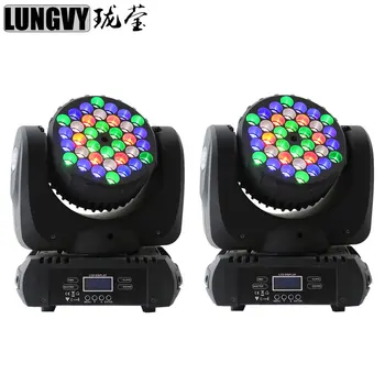 

Free Shipping 2pcs/lot China Moving Heads 36x3W RGBW Led Beam Moving Head Light