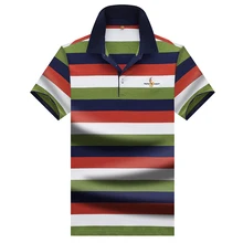 Высокое качество Топы И Футболки мужские рубашки поло деловые мужские бренды рубашек-поло рубашки 3D вышивка отложной воротник мужские s рубашки поло 9933