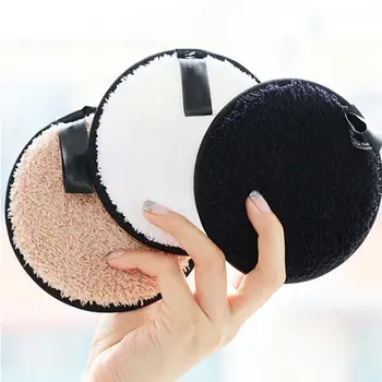

1pc 3PC Makeup Remover puff Soft Microfiber Towel Cloth Pads Face Cleansing Reusable Washable Wipe Pads Natural Remover Lazy Use