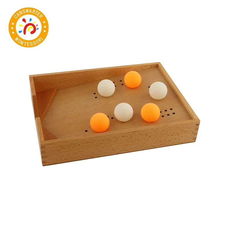  Baby Toy Montessori Wooden Blow Box Table Tennis Children House Toddlers Early Educational Preschoo