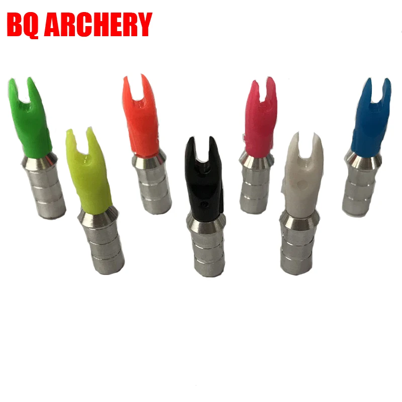 

12Pcs Archery Arrow pin nock ID6.2mm arrow accessories for Compound traditional Bow Crossbow Hunting