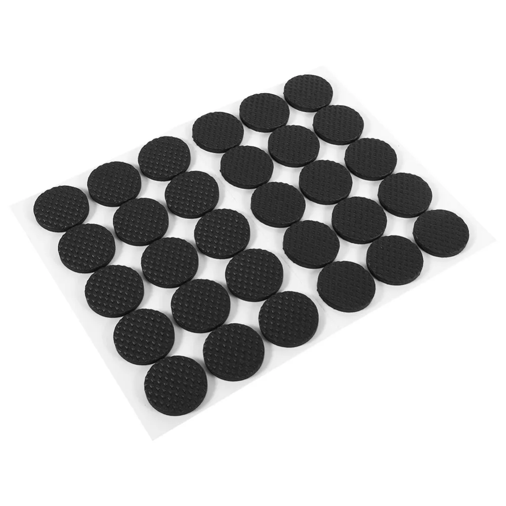 

48Pcs Furniture Rubber Leg Feet Felt Pads Anti Slip Self Adhesive For Sofa Chair/Table/Desk Floor Damper Pads Protectors Mat