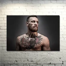 Sıcak Conor McGregor sanat ipek veya tuval Poster 13x20 24x36 inç resim için oturma dekor 013