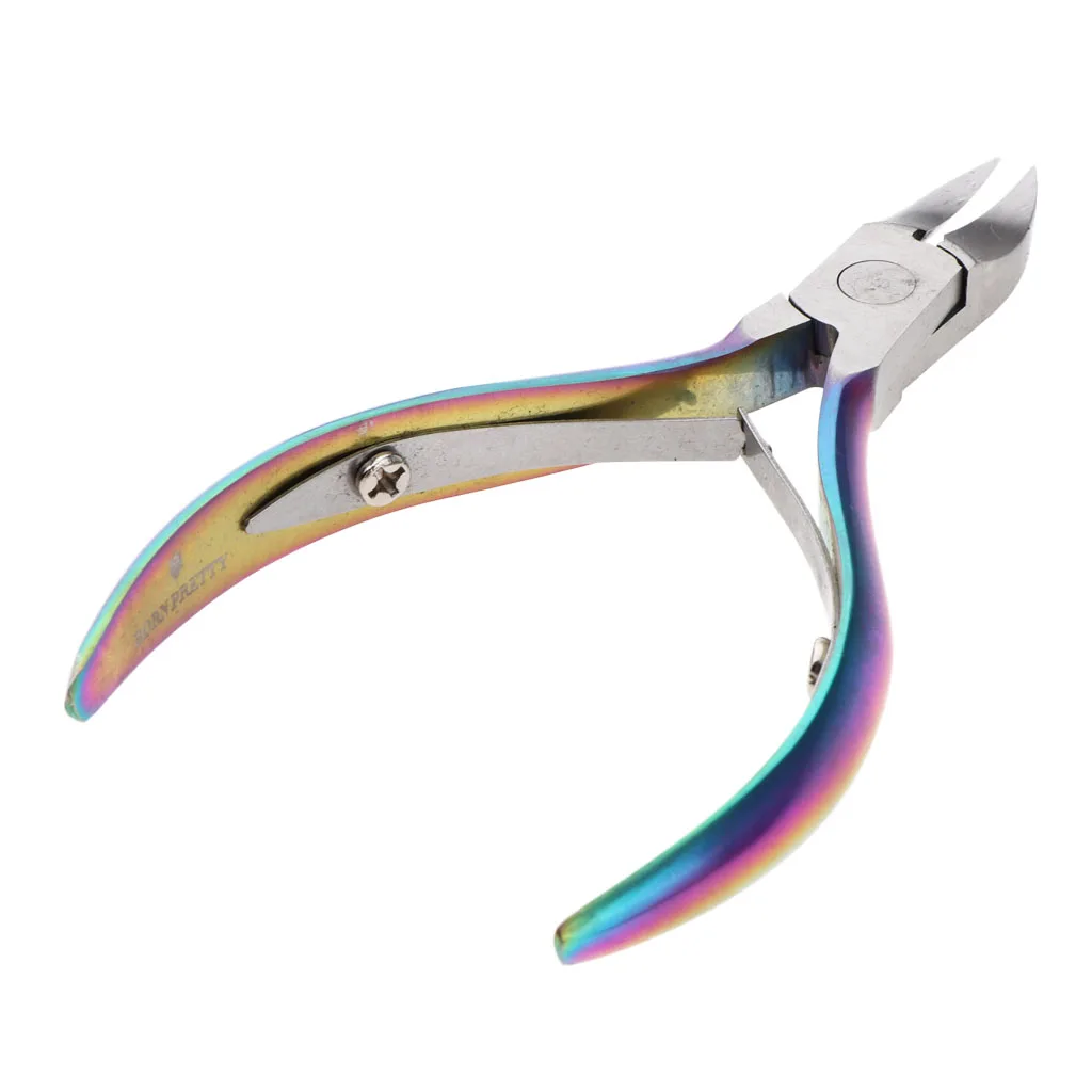 Professional Cuticle Nipper Nail Clipper Scissor Trimmer Cutter Manicure Sky Blue Eagle Mouth 10.8cm