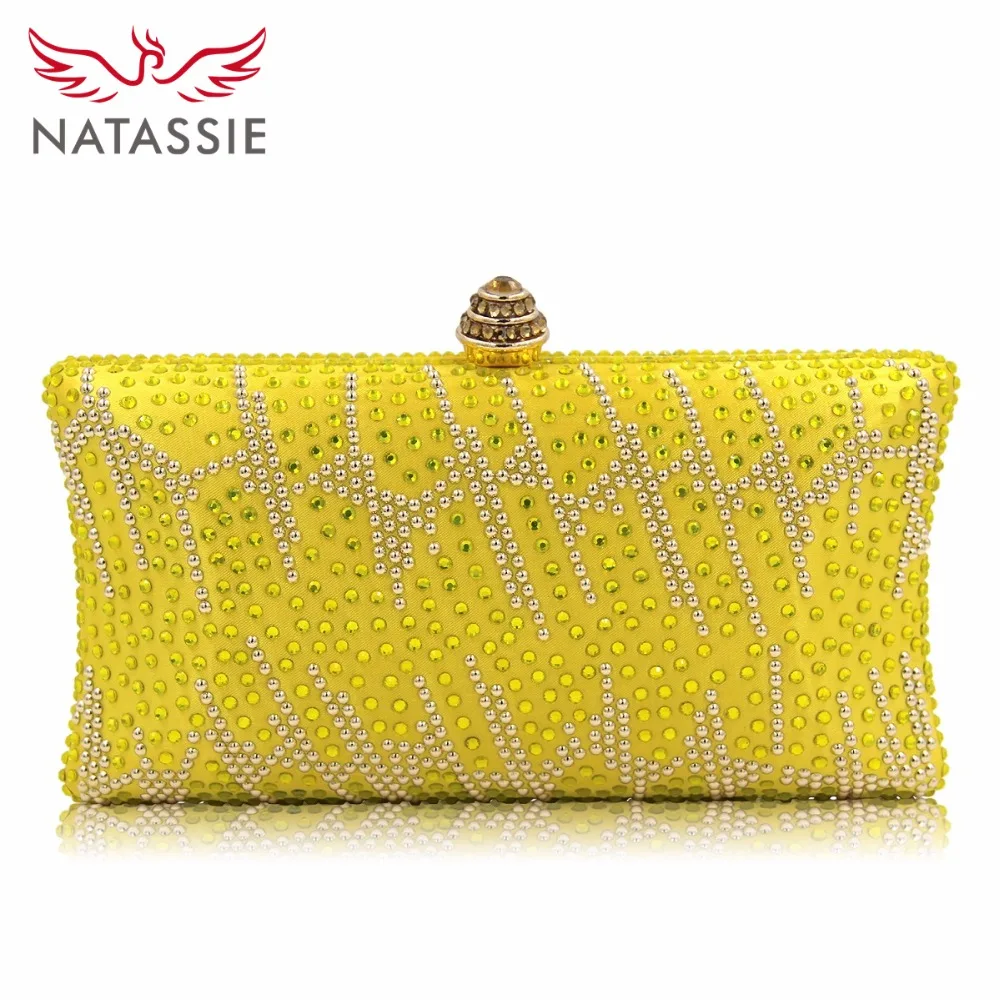 Natassie New Diamond Women Clutches Ladies Evening Bags Girl Party