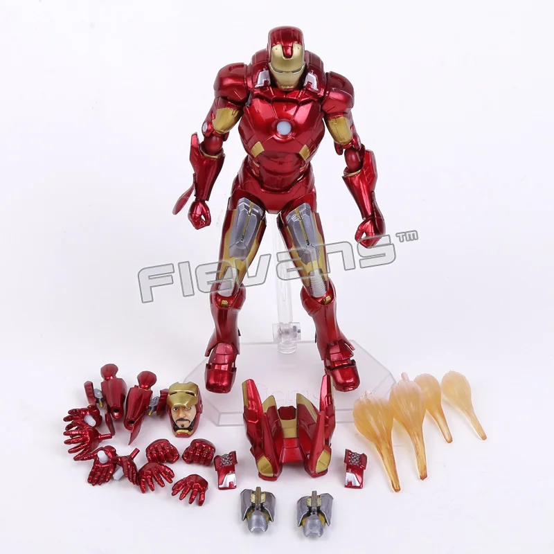 Железный человек Figma EX-018 Mark VII Full Spec ver. ПВХ фигурка коллекционная игрушка 16 см