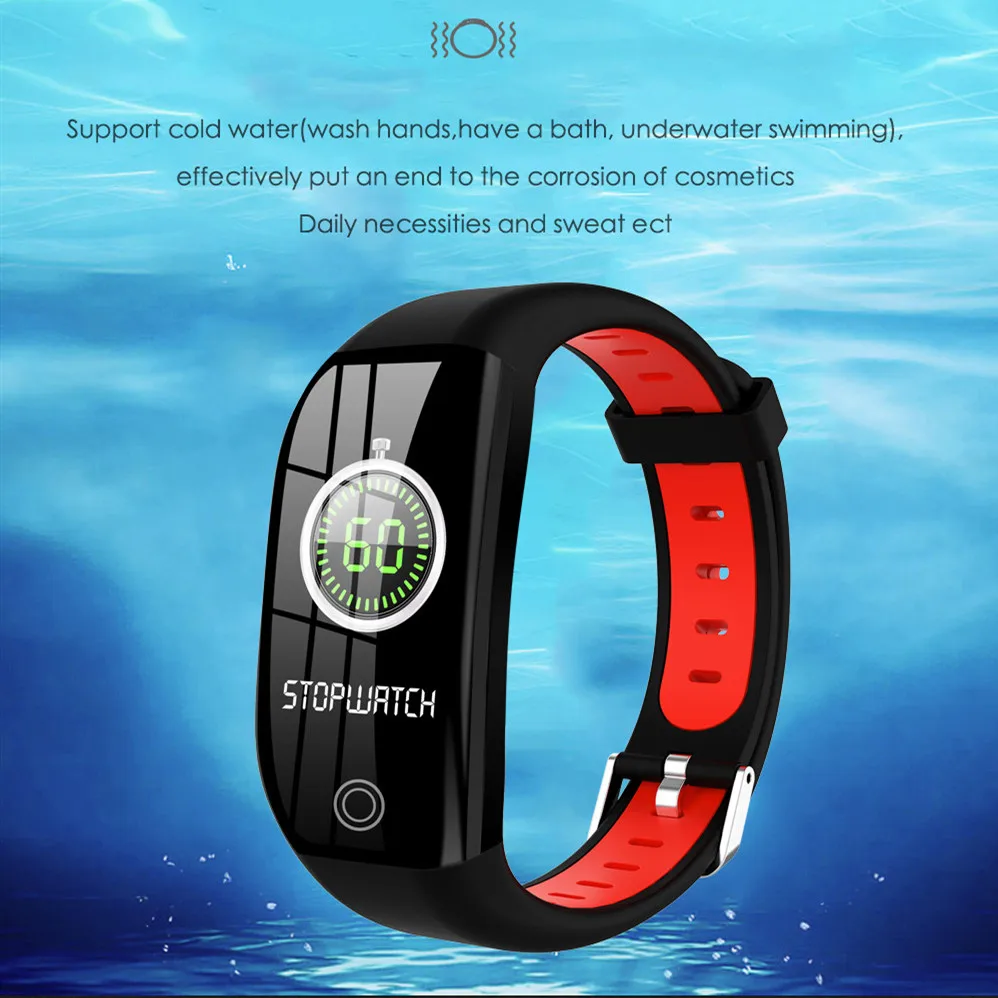 F21 Smart Wristbands 1.14 Inch Screen Sports Smart Band IP68 Waterproof Fitness Tracker Smart Bracelet for Android and IOS