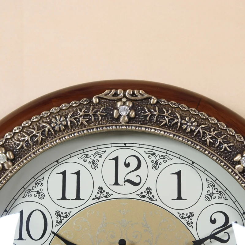 Meijswxj 35 см настенные часы Saat Reloj Relogio де parede Duvar Saati Horloge Murale Чистая медь твердой