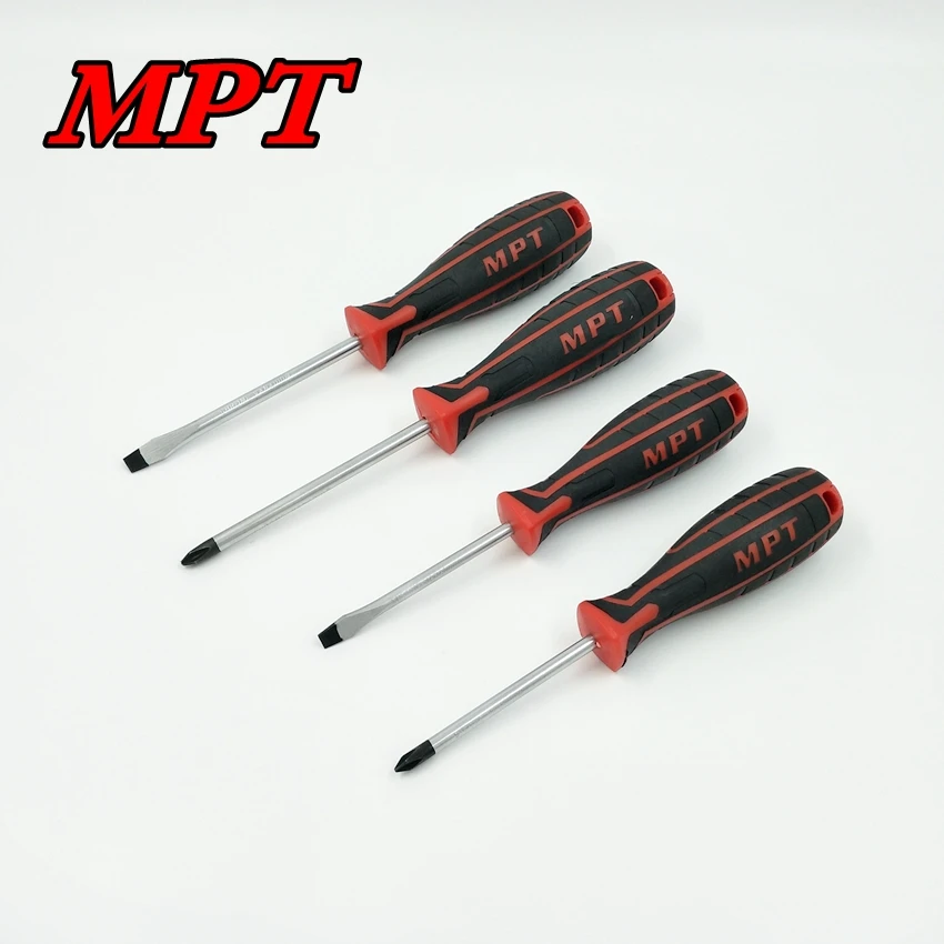 MPT 4 PCS CRV Screwdrivers Set tip Phillips Slotted Repair