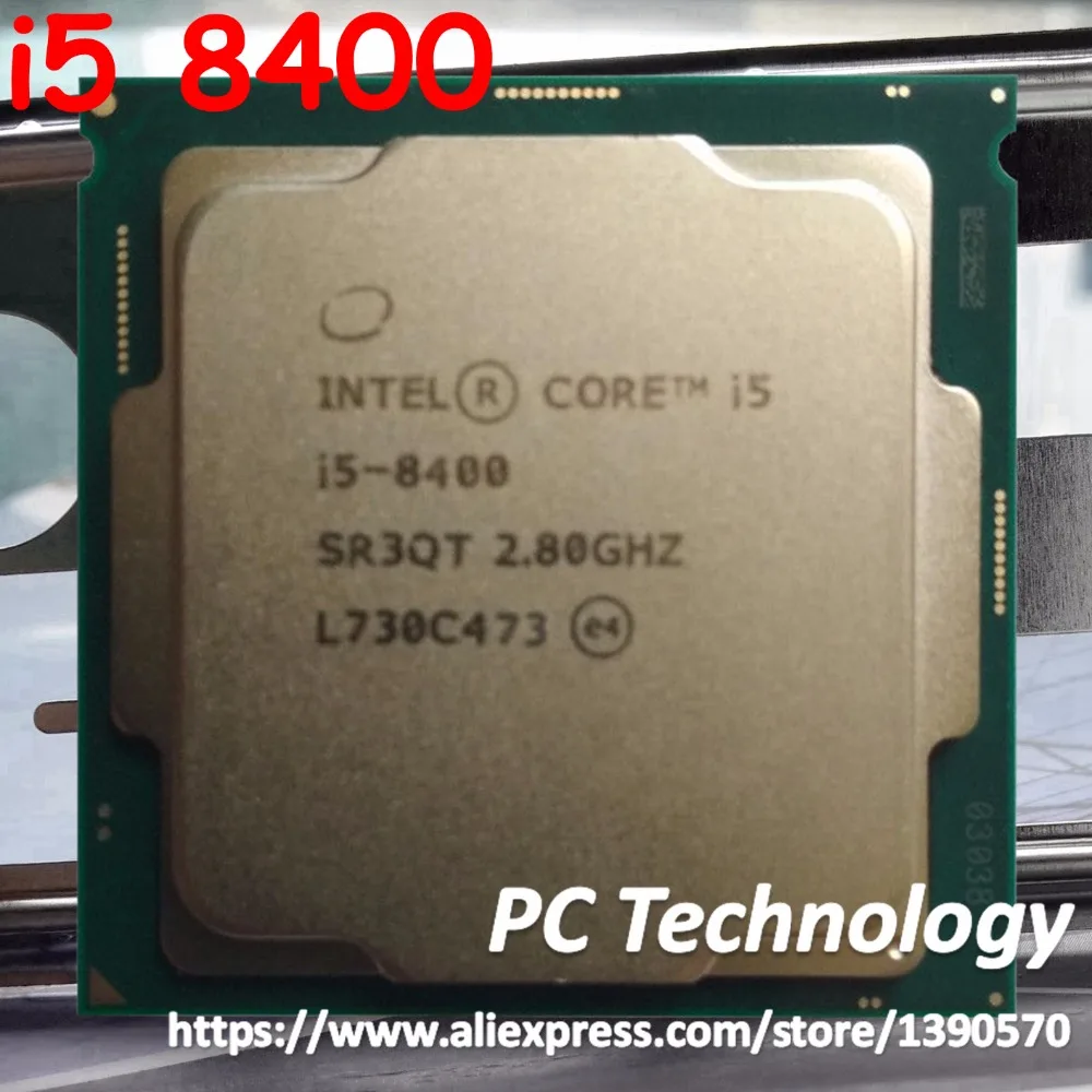 Оригинальный процессор Intel Core i5 8400 2 80 ГГц 9 м 65 Вт LGA1151 с 6 ядрами бесплатная