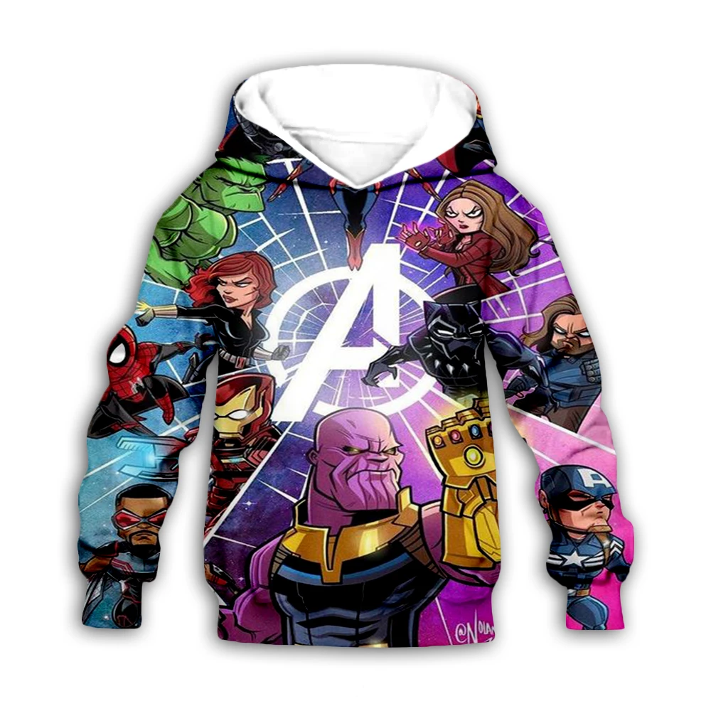 marvel character hoodies
