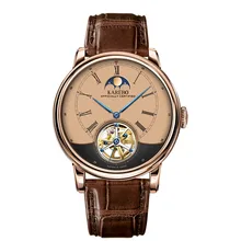 KAREBO Hollow-out Fly Wheel Automatic Self-Hand Wind Mens Fashion Business Wristwatch - White Dial KAREBO Hollow-out Fly Wheel Automatic Self-Hand Wind Mens Fashion Business Wristwatch - White Dial