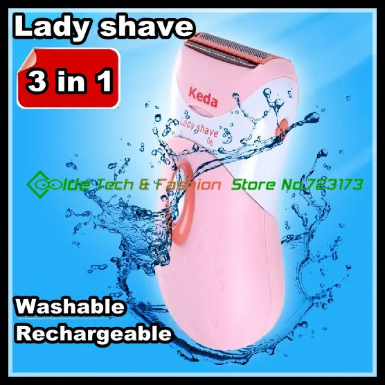 Women Lady Body Hair Remove Remover Shaver Depilator Wet and Dry