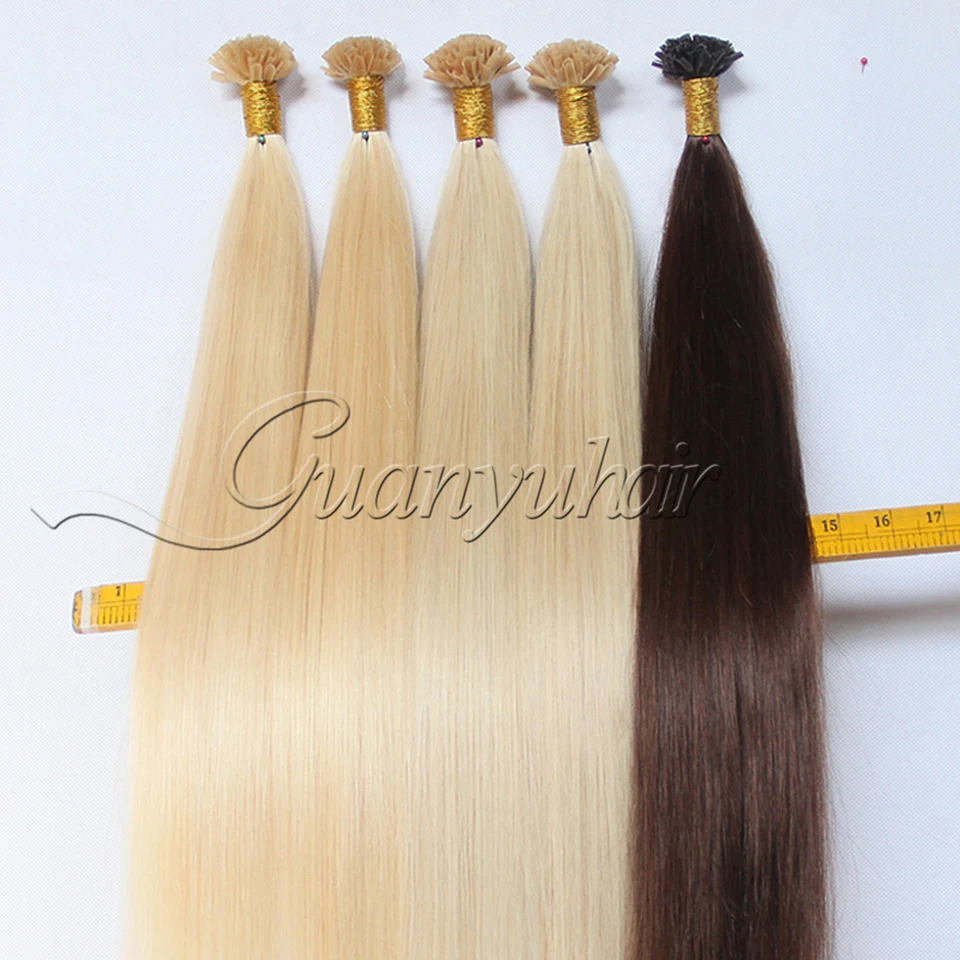 Beli Guanyuhair Pra Terikat Kuku U Tip Ekstensi Rambut 18 \
