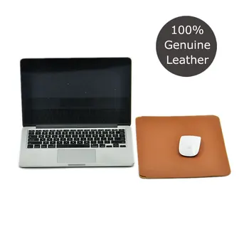 

Simplicity and super slim 100% Genuine leather Laptop bag case Sleeve for Apple MacBook Air Pro 11/12/13/15/16,Transverse style
