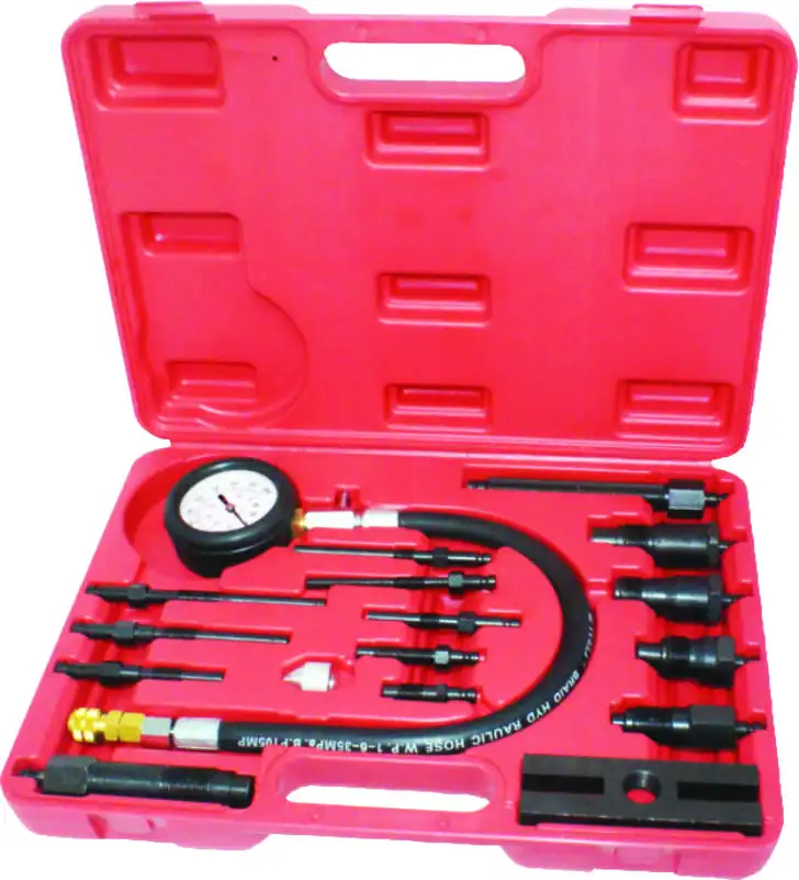 

2017 NEW 17pc Professional Diesel Engine Cylinder Compression Tester Tool Kit 1000 PSI WT04A1009