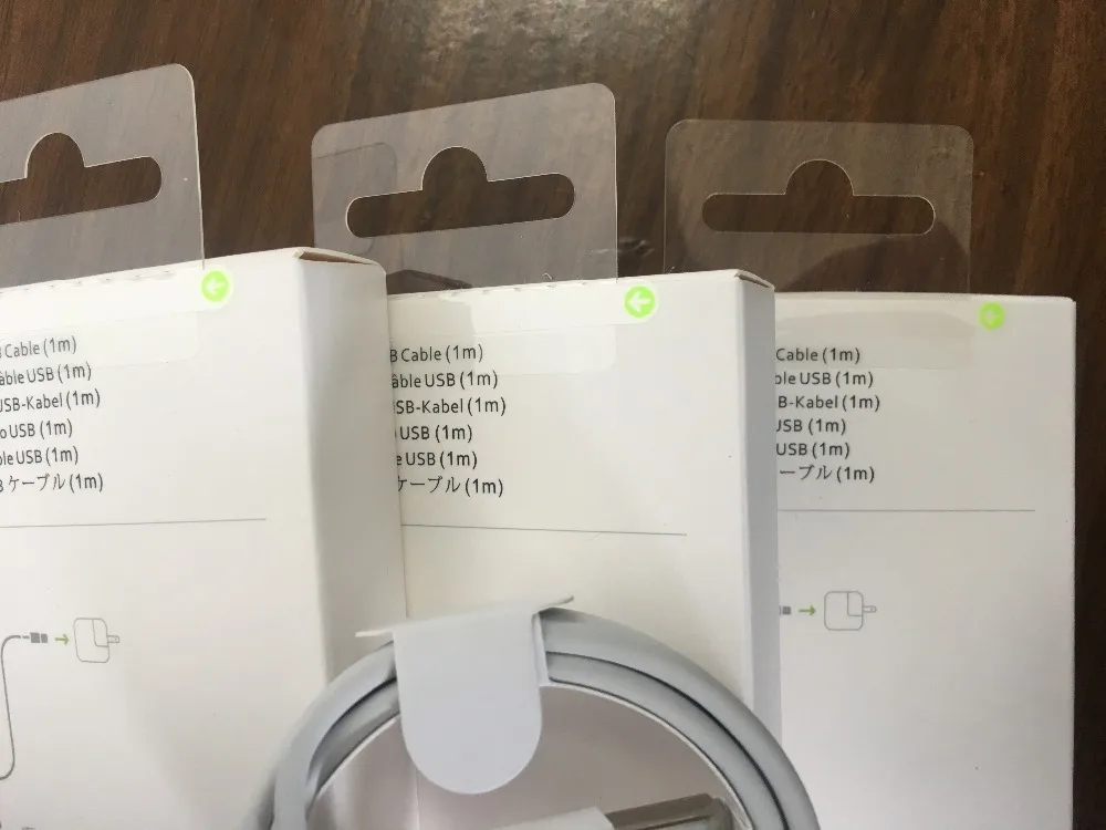 Goedkoop 10 stks Nieuwe doos groen label 3.0mm Hoge Kwaliteit Geweven Metalen Gevlochten USB Data Sync Charger Kabel Voor iPhone 6 6 s 7 8 plus X