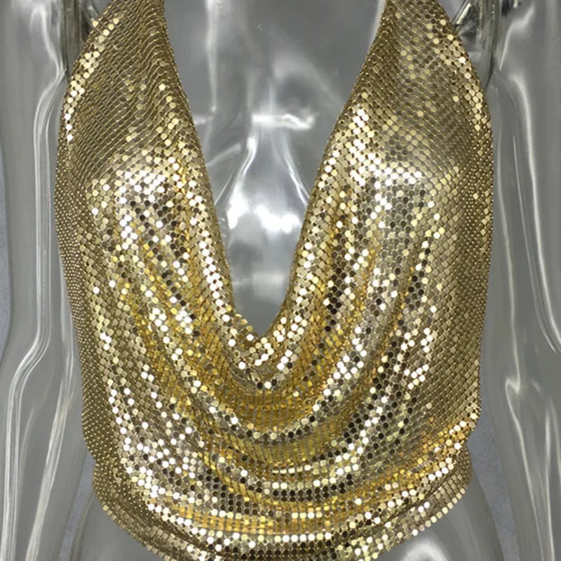 2016-New-Style-Sexy-Cropped-Tops-Chic-Metal-Gold-Bralette-Top-Camis-Dropped-V-Spaghetti-Strap (4)