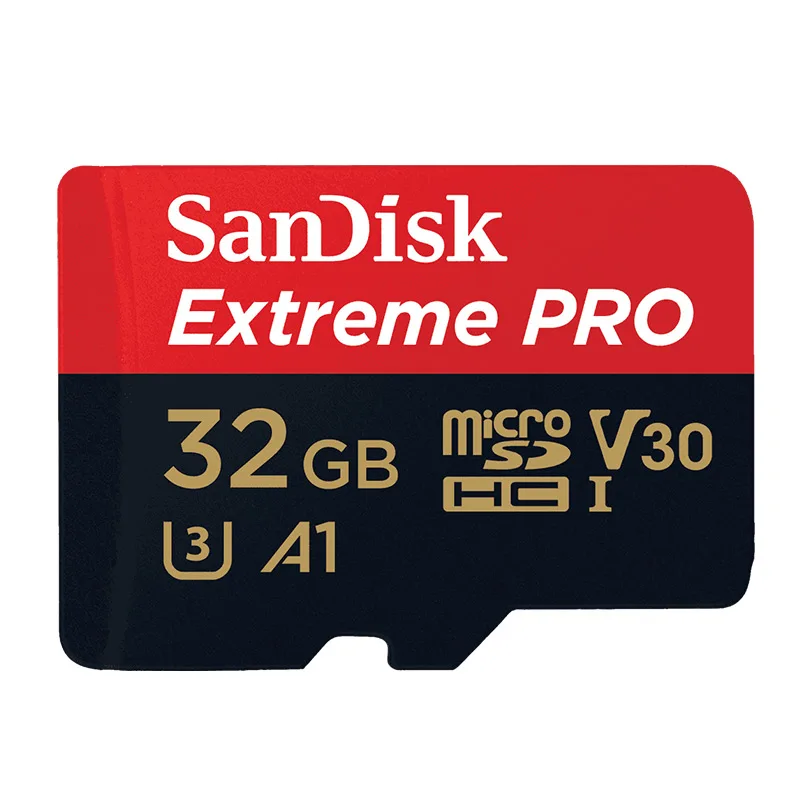 SanDisk Extreme PRO Micro SD карта скорость чтения 170 МБ/с./с 128 Гб 64 Гб U3 V30 A2 карта памяти SDXC флэш-карта TF карта 4K UHD - Емкость: 32GB