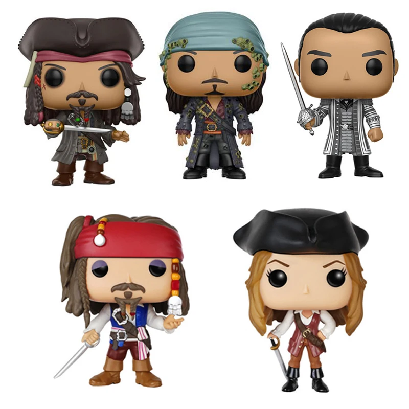 

Funko POP Pirates of the Caribbean & JACK SPARROW Elizabeth Swann Will Turner PVC Action Figure birthday gift toys for children