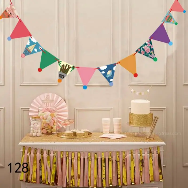12 Flags 3.2m Colorful Cotton Bunting Banners Pennant Newborn Baby bed decor Shower Birthday Wedding Garland Flags Decoration 12 Flags 3.2m Colorful Cotton Bunting Banners Pennant Newborn Baby bed decor Shower Birthday Wedding Garland Flags Decoration