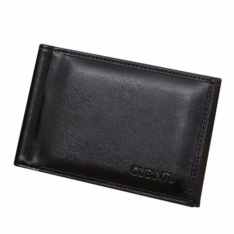 

Quality Assurance Mens Brown Soft Bifold Clutch Coin ID Credit Cards Holder Zipper Pocket Wallets Purses portefeuille homme