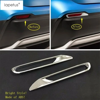 

Lapetus Accessories Fit For Nissan Qashqai J11 2018 2019 2020 Rear Fog Lights Lamps Molding Cover Trim ABS Chrome / Carbon Fiber
