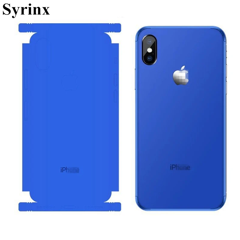 

Syrinx Top Sell Full Body Candy Color Decal Sticker Wrap Skin Case Cover For iphone 6 6s 7 8 Plus X Ice Film for 6 6s Protector