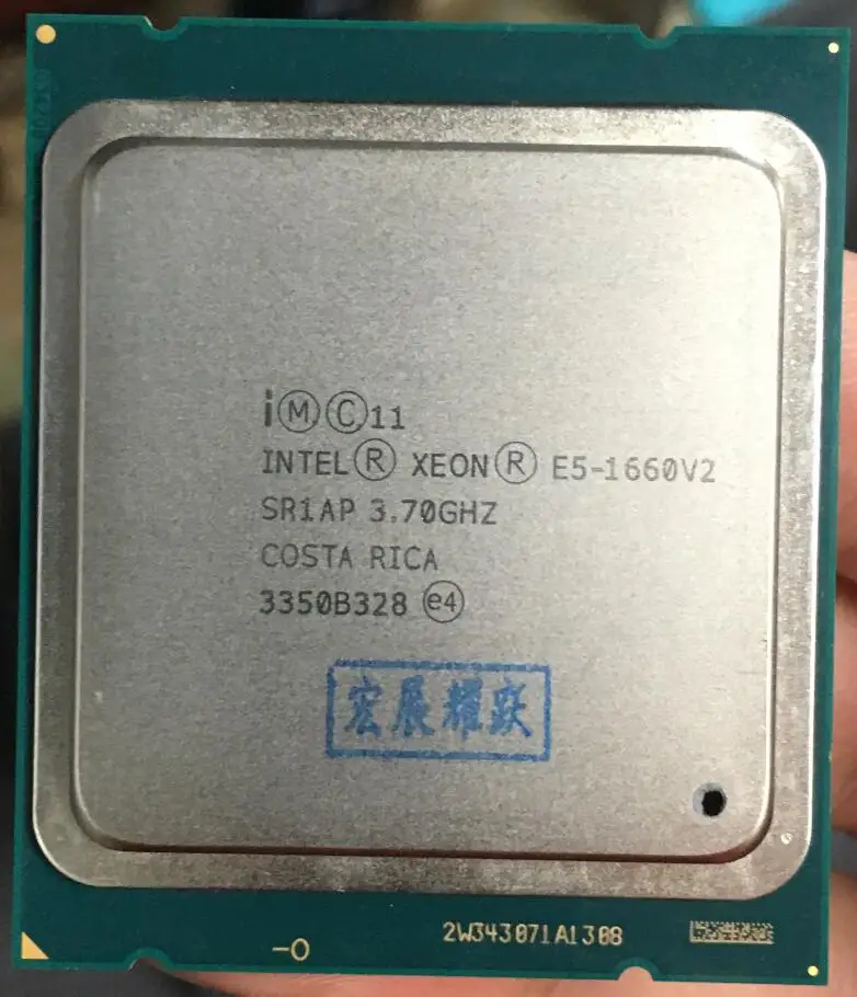 Процессор Intel Xeon E5 1660 V2 E5-1660 V2 cpu LGA2011 серверный процессор исправно работающий процессор для настольных ПК E5-1660V2