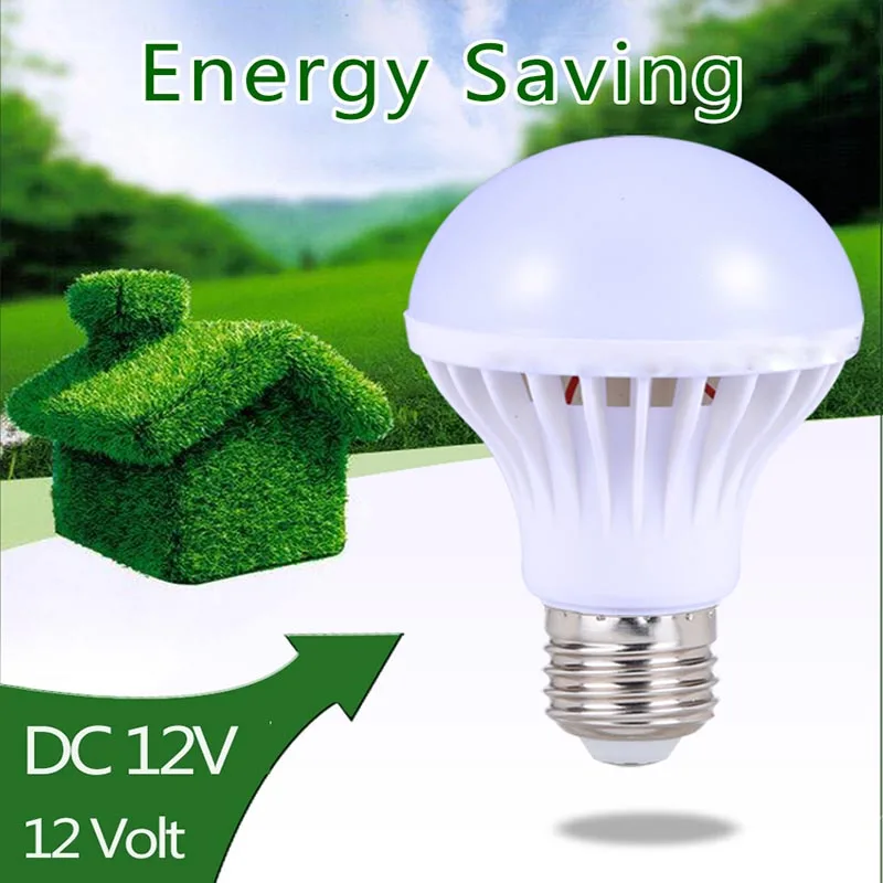 Светодиодный светильник E27 12 в пост. Тока 5 Вт 7 9 Вт|lampada led|lampada led 12wled e27 light bulbs |