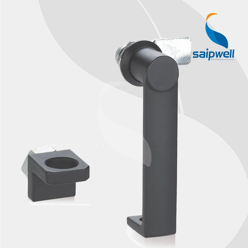 Matt Black t 4 Zinc Alloy Rod Lock with Padlock Device / Panel