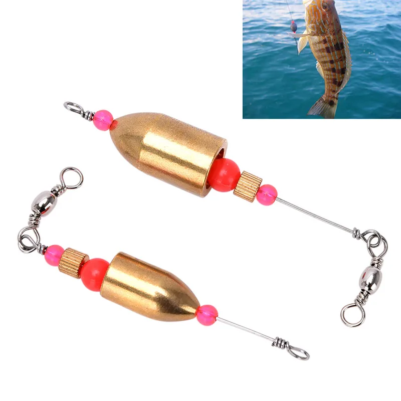 New Practical 14/28G CRR Brass Fishing Sinker Carolina Ready Rig Fish