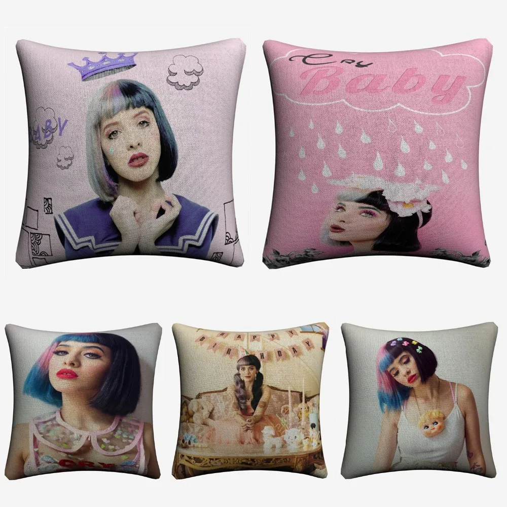 Melanie Martinez Cry/наволочки из хлопка и льна для детской фотосъемки 45x45 см мягкий