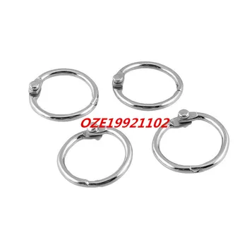 

Staple Book Binder Loose Leaf Key Ring Keychain 20mm Outer Diameter