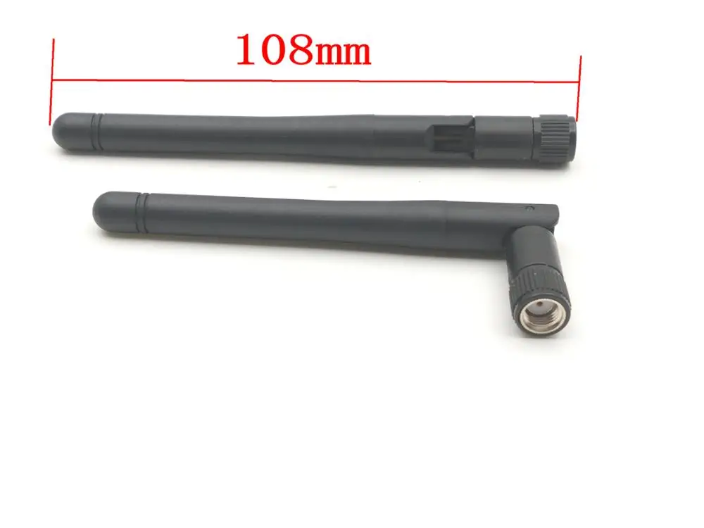 100pcs 2.4GHz 3dBi RP SMA Omni WIFI Antenna for wireless router connector