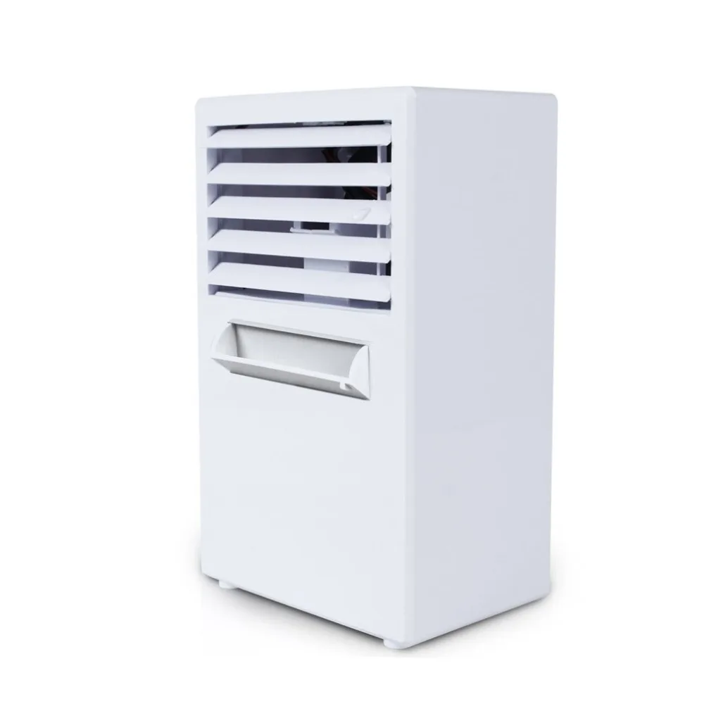 

Mini Portable Air Conditioner Fan Personal Space Evaporative Air Cooler Swamp Cooling System Misting Humidifier